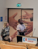 Abdoulie en MariekeHU lezing
